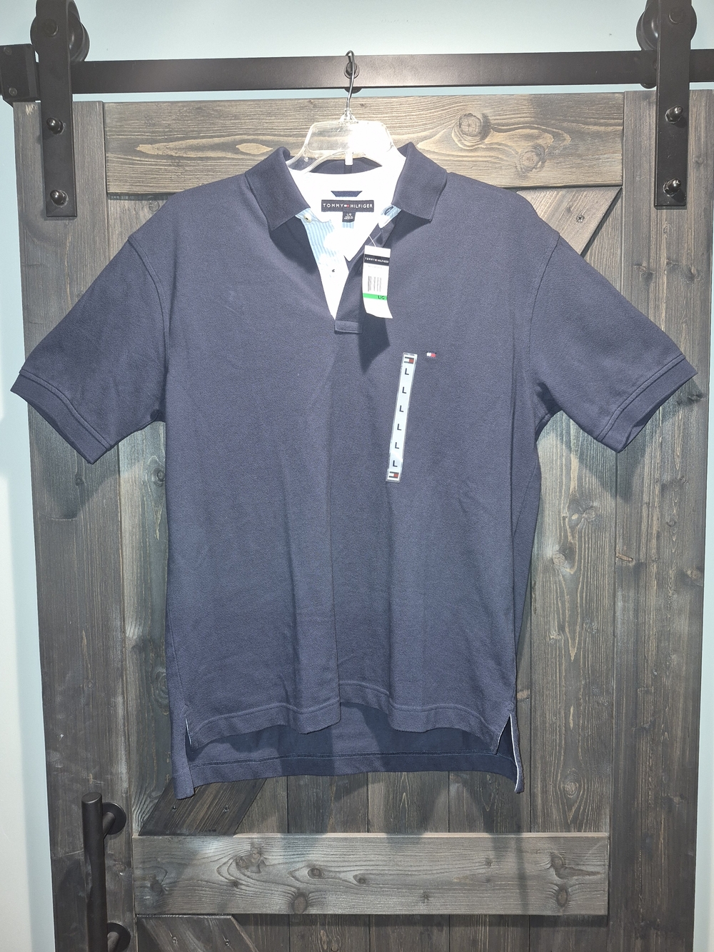 Tommy Hilfiger Vintage Y2K NWT Men's Dark Blue Polo Shirt 07/05